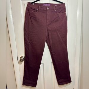 Plum Straight/Tapered Leg Jeans